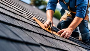 Roofer Providing Roof Inspection